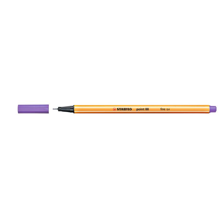 Stabilo Point 88 Fineliner Violet, Pack of 10