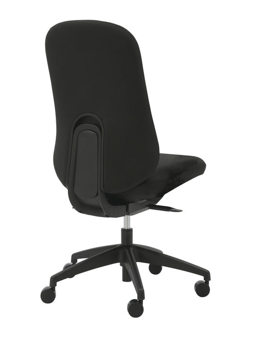 Buro Quantum Black Upholstered Back Chair