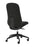 Buro Quantum Black Upholstered Back Chair
