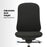 Buro Quantum Black Upholstered Back Chair
