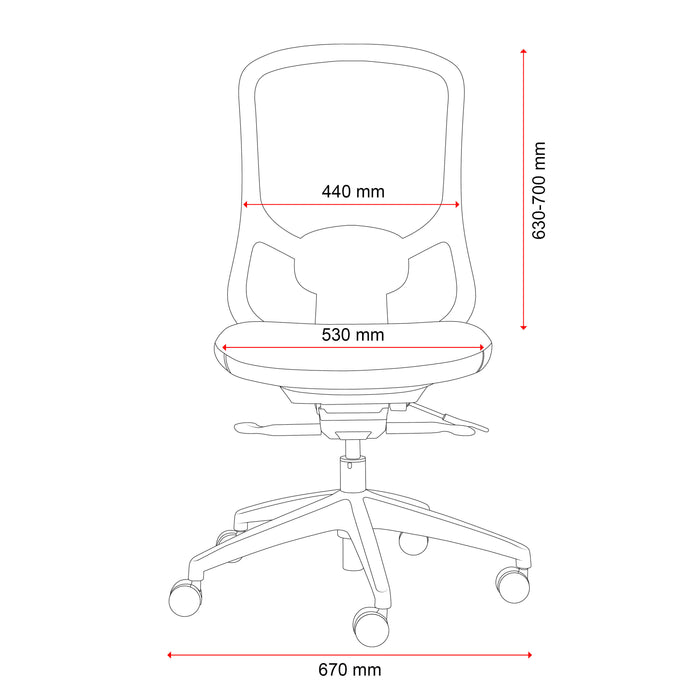 Buro Quantum Mesh Back Chair