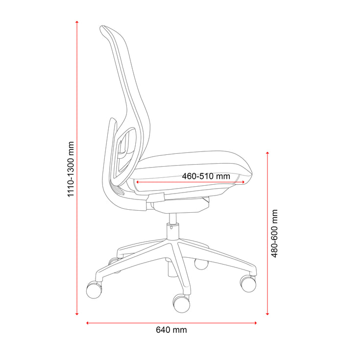 Buro Quantum Mesh Back Chair