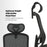 Buro Quantum Mesh Back Chair with Height Adjustable Arms & Headrest
