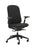 Buro Quantum Black Upholstered Back Chair with Arms