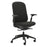 Buro Quantum Black Upholstered Back Chair with Arms