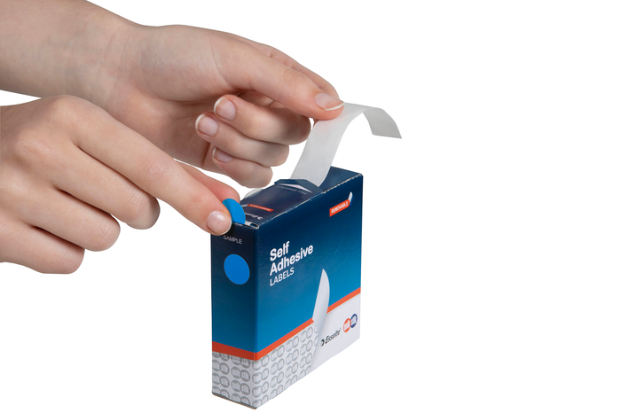 Quikstik Blue Circular Labels 14mm