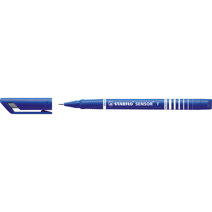 Stabilo Sensor Fineliner 189/36, Blue, Pack of 10