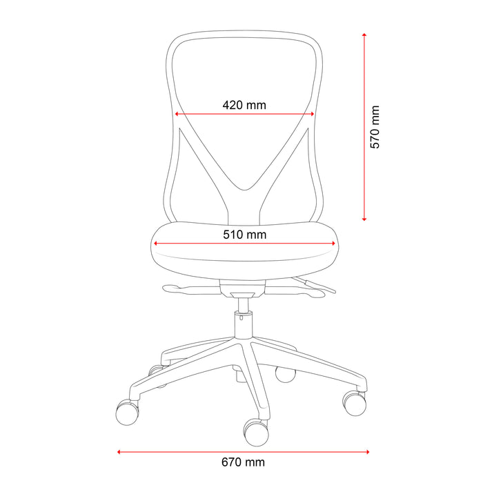 Buro Axon Mesh Back Chair