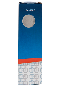 Quikstik Silver Circular Labels 14mm
