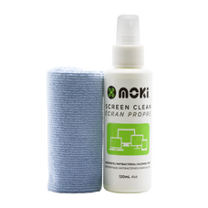 Moki Screen Clean 120ml + Microfibre Cloth