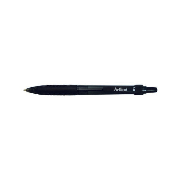 Artline 8410 Retractable Grip Medium Ballpoint Pen Black x 50's pack