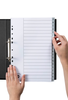 Marbig Foolscap Grey Polypropylene Indices/Divider, A-Z