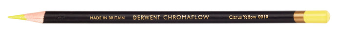 Derwent Chromaflow Pencil, Citrus Yellow, Pack of 6