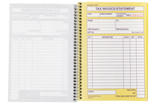 Spirax 555 Invoice & Statement Book, Duplicate, 207mm x 144mm