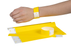 Rexel ID Wristbands, Fluoro Yellow, 100's Pack