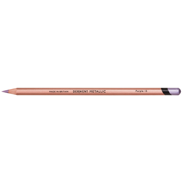 Derwent Metallic Pencil Purple x 6's pack