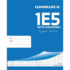 1E5 Warwick Exercise Book - With Margin CX113512
