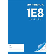 1E8 Warwick Exercise Book Quad 7mm CX113612