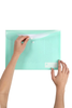 Marbig A4 Polypropylene Doculope Wallet, Pastel Green