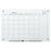 Quartet Infinity Glass Calendar Board 900mm x 600mm - White