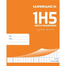 1H5 Warwick Exercise Book - With Margin CX113508