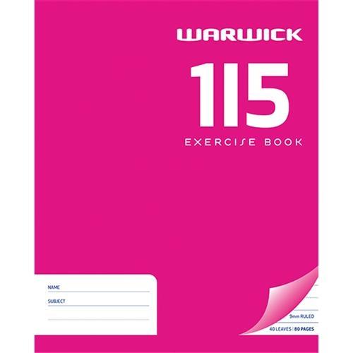 1I5 Warwick Exercise Book CX113207