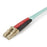 1m Aqua OM4 Duplex Multimode Fiber Optic Cable - 100 Gb - 50/125 - LSZH - LC/LC IM3677756