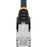 1m CAT6a Ethernet Cable - Black - Low Smoke Zero Halogen (LSZH) - 10GbE 500MHz 100W PoE++ Snagless RJ-45 w/Strain Reliefs S/FTP Network Patch Cord IM5659498