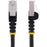 1m CAT6a Ethernet Cable - Black - Low Smoke Zero Halogen (LSZH) - 10GbE 500MHz 100W PoE++ Snagless RJ-45 w/Strain Reliefs S/FTP Network Patch Cord IM5659498