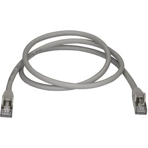 1m Gray Cat6a Ethernet Cable - Shielded (STP) IM3683407