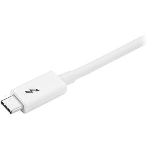 1m Thunderbolt 3 Cable - 20Gbps - White - Thunderbolt USB-C and DisplayPort Compatible IM3677763