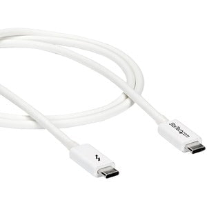 1m Thunderbolt 3 Cable - 20Gbps - White - Thunderbolt USB-C and DisplayPort Compatible IM3677763