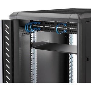 1U Rack Shelf - 10 in. Deep - 1U Server Rack Shelf - Add a sturdy 1U s ...