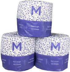 2 Ply 400 Sheets Embossed Toilet Tissue x 48 rolls MPH27200
