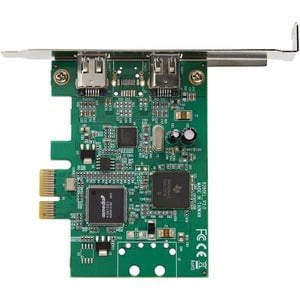 2 PORT PCI EXPRESS FIREWIRE CARD - 1394A FIREWIRE - TI TSB82AA2 CHIPSET - WINDOWS MAC COMPATIBLE (PEX1394A2V2) IM4732506