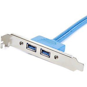 2 Port USB 3.0 A Female Slot Plate Adapter - USB 3.0 motherboard Adapter - USB 3 plate - USB 3.0 header Adapter IM1861455