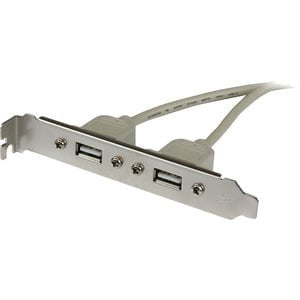 2 Port USB A Female Slot Plate Adapter IM1589379