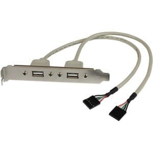 2 Port USB A Female Slot Plate Adapter IM1589379
