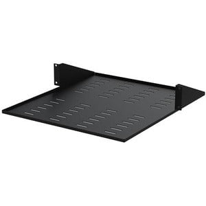 2-Post Server Rack Shelf - Center Mount - 19 Inch -2U - Black - Supports up to 75 lb. (34 kg) - Vented (CABSHF2POSTV2) IM4796171
