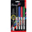 Bic Intensity Assorted Colours Permanent Marker Fine Tip 4's pack