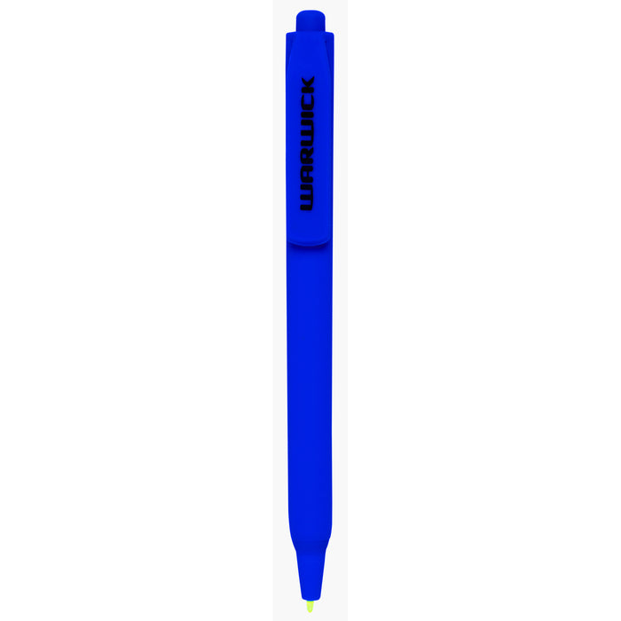 Warwick Triangular Barrel Ballpoint Pen, Medium 1.0mm, Blue, Pack of 12