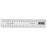 200mm Clear Plastic Ruler CX384002