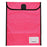 Warwick Homework Bag, XL, 450mm x 360mm,  Hook & Loop Closure, Fluoro Hot Pink CX201475