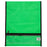 Warwick Homework Bag, Medium, 290mm x 360mm, Hook & Loop Closure, Fluoro Lime