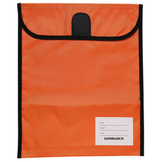 Warwick Homework Bag, Medium, 290mm x 360mm, Hook & Loop Closure, Fluoro Orange