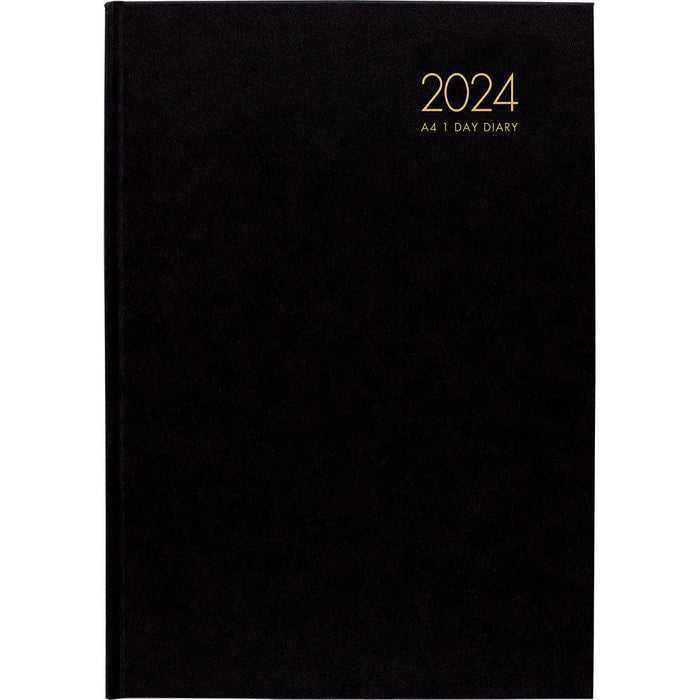 2024 Milford Windsor A41 Day To Page Appointment Diary, Black CX441000