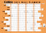 2025 Collins A3 Wallplanner, Laminated, 297mm x 420mm CX150671