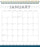 2025 Collins Desk Calendar, Painterly, Golden Wiro Bound, 175mm x 210mm CX11967650
