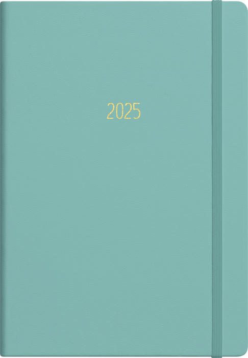 2025 Collins Diary A51, Day Per Page, Laminated Hard Cover, Gratitude & Goals, Assorted Design Cover, 148mm x 210mm CX11967589