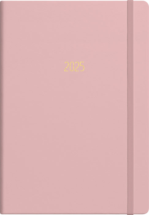 2025 Collins Diary A51, Day Per Page, Laminated Hard Cover, Gratitude & Goals, Assorted Design Cover, 148mm x 210mm CX11967589